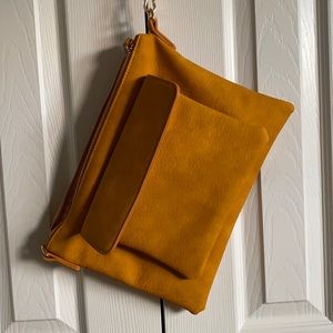 mustard yellow purse